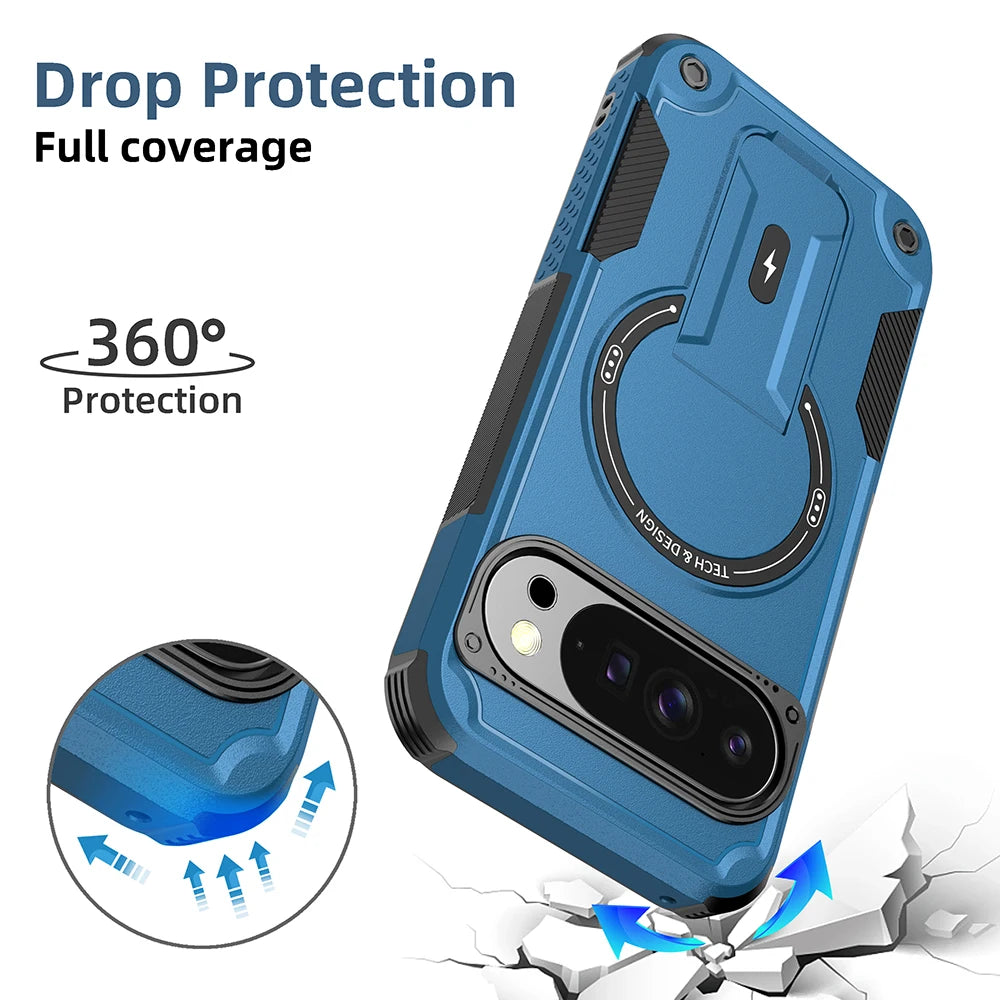Capa Anti Queda para Google Pixel 9/10/11 Pro XL com Proteção Completa