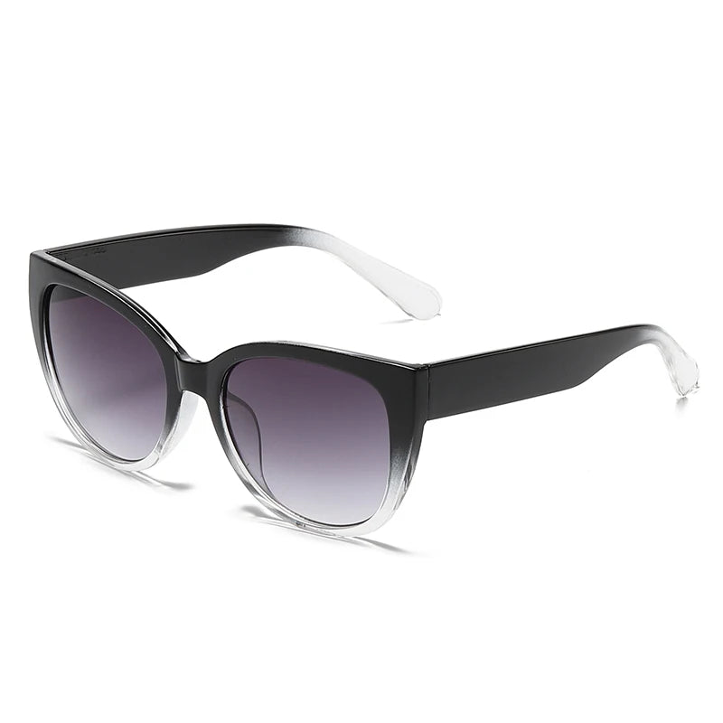 Óculos de Sol Feminino Retrô Cat Eye – Modelo Gatinho Fashion com Lentes Degradê e Proteção UV400