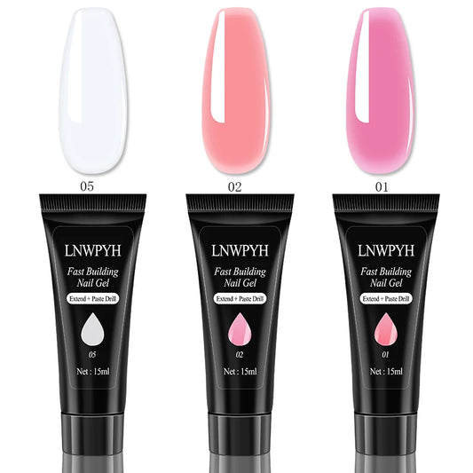 Kit Completo de Extensão de Unhas em Gel UV Nail Art