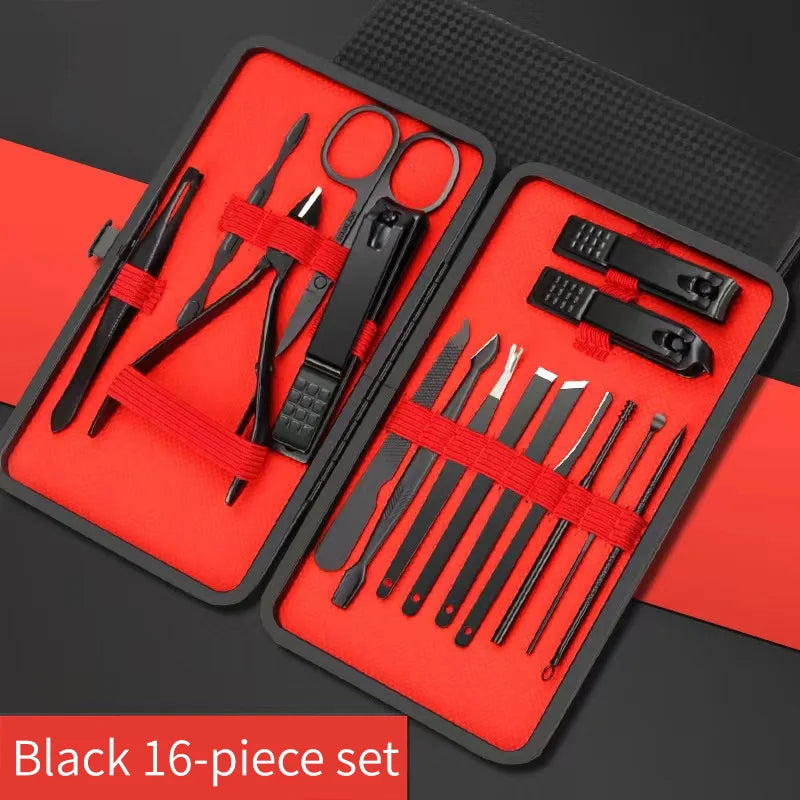 Kit de Cortadores de Unhas e Ferramentas de Manicure