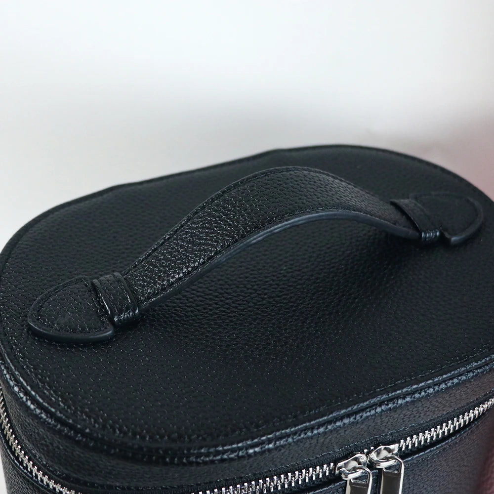 Necessaire Personalizada com Nome em Couro PU e Grande Capacidade