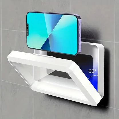 Suporte Impermeável Antiembaçante para Celular no Banho com Toque