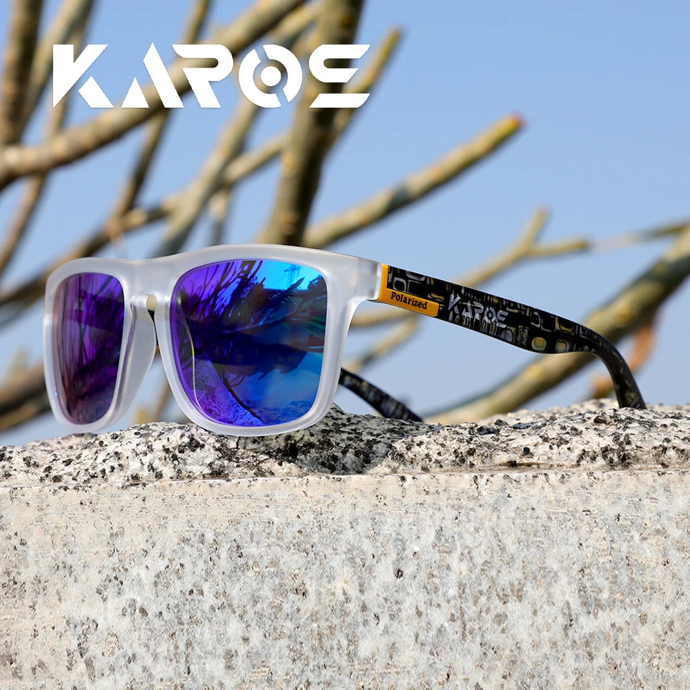 Óculos de Sol Polarizados KAROS Unissex – Antirreflexo para Direção, Esportes ao Ar Livre, Pesca, Ciclismo e Praia com Proteção UV400