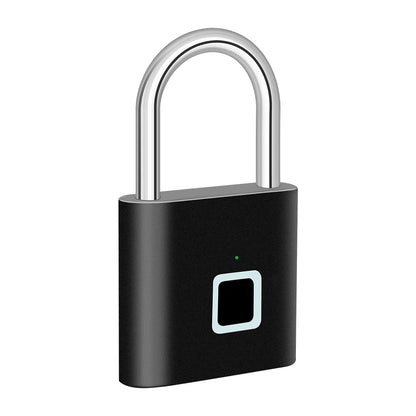 Cadeado Biométrico KERUI com Impressão Digital, USB, À Prova D’água e Antifurto
