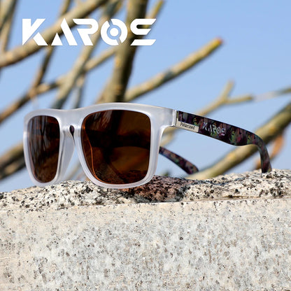 Óculos de Sol Polarizados KAROS Unissex – Antirreflexo para Direção, Esportes ao Ar Livre, Pesca, Ciclismo e Praia com Proteção UV400