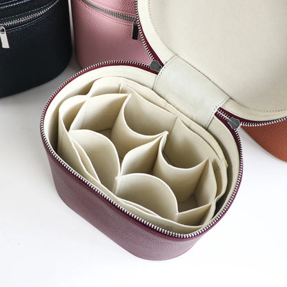 Necessaire Personalizada com Nome em Couro PU e Grande Capacidade