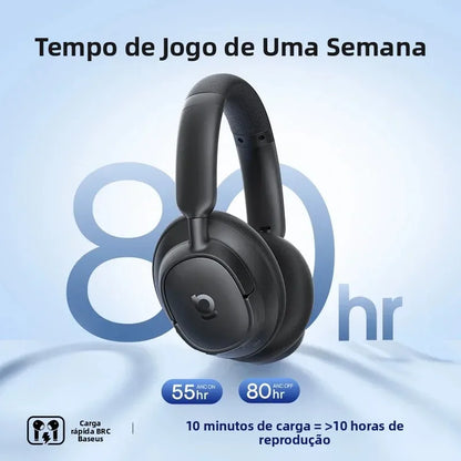 Baseus EH10 NC – Headphone Bluetooth com ANC Adaptativo, Hi-Res LDAC e Até 80h de Bateria