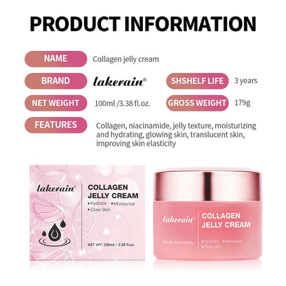 Creme Facial de Colágeno 100ml com Niacinamida Hidratante e Firmador