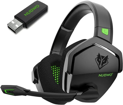 Headset Gamer NUBWO G06 Sem Fio com Base de Carregamento