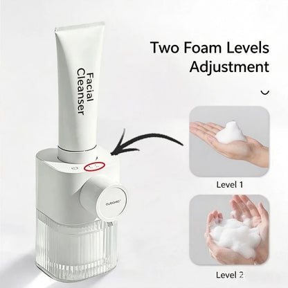 **Dispenser Automático de Espuma para Sabonete – Gerador de Espuma Portátil para Limpeza Facial e Higiene**