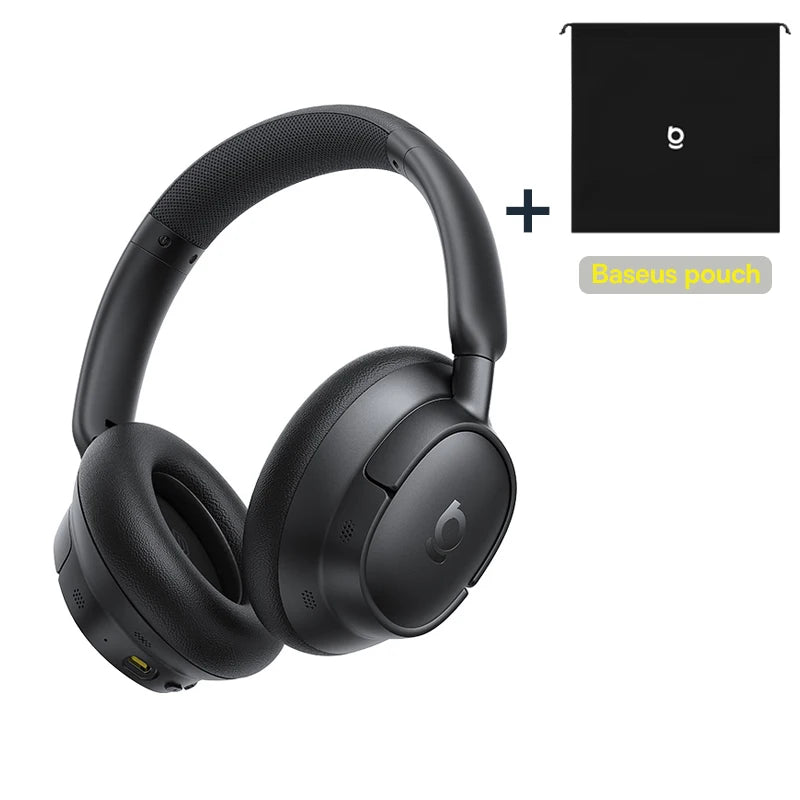 Baseus EH10 NC – Headphone Bluetooth com ANC Adaptativo, Hi-Res LDAC e Até 80h de Bateria