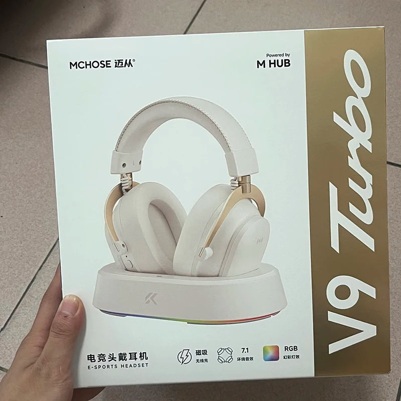 Headset Gamer MCHOSE V9 Turbo Sem Fio