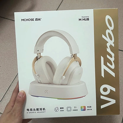 Headset Gamer MCHOSE V9 Turbo Sem Fio