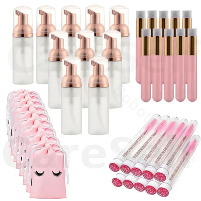Kit 40 Peças para Limpeza de Cílios e Rosto