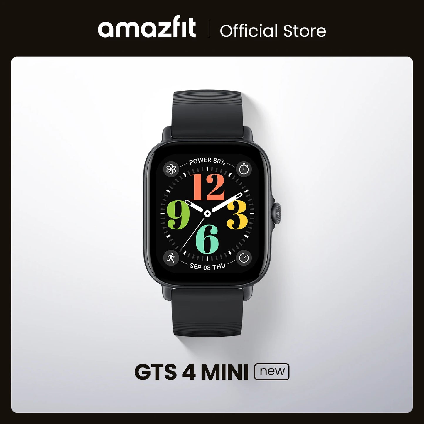 Amazfit GTS 4 Mini Smartwatch com Alexa e 150 Modos Esportivos