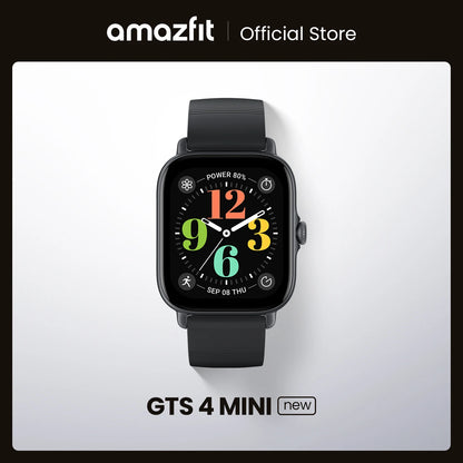 Amazfit GTS 4 Mini Smartwatch com Alexa e 150 Modos Esportivos