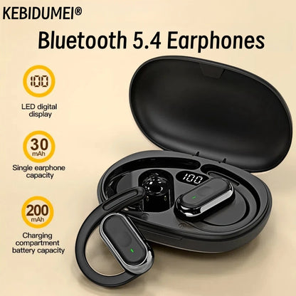 Headset Bluetooth Sem Fio Touch Esportivo à Prova D’água para Smartphones