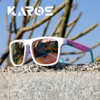Óculos de Sol Polarizados KAROS Unissex – Antirreflexo para Direção, Esportes ao Ar Livre, Pesca, Ciclismo e Praia com Proteção UV400