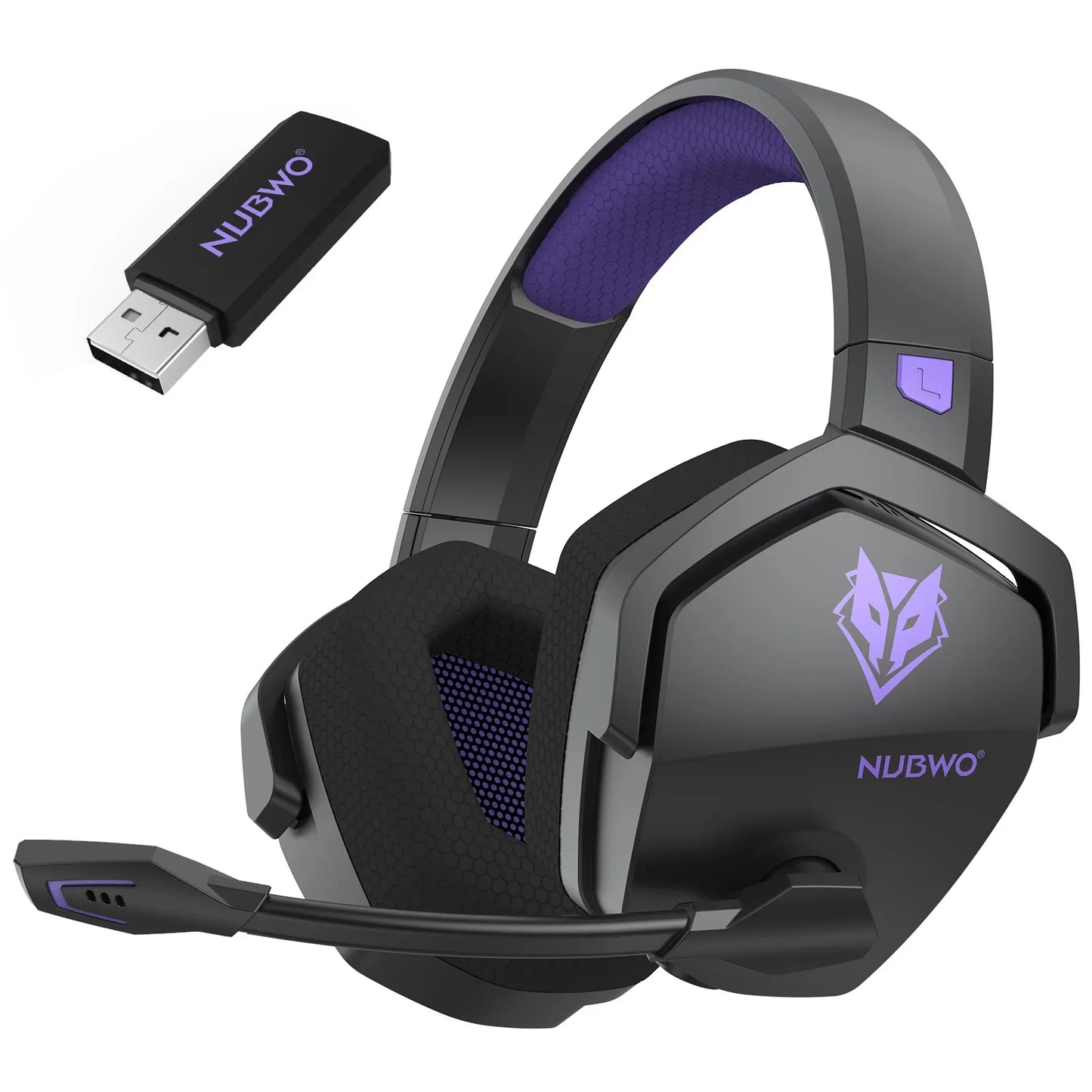 Headset Gamer NUBWO G06 Sem Fio com Base de Carregamento