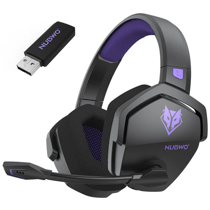 Headset Gamer NUBWO G06 Sem Fio com Base de Carregamento