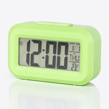 Relógio Digital LED Multifuncional para Mesa com Despertador e Calendário