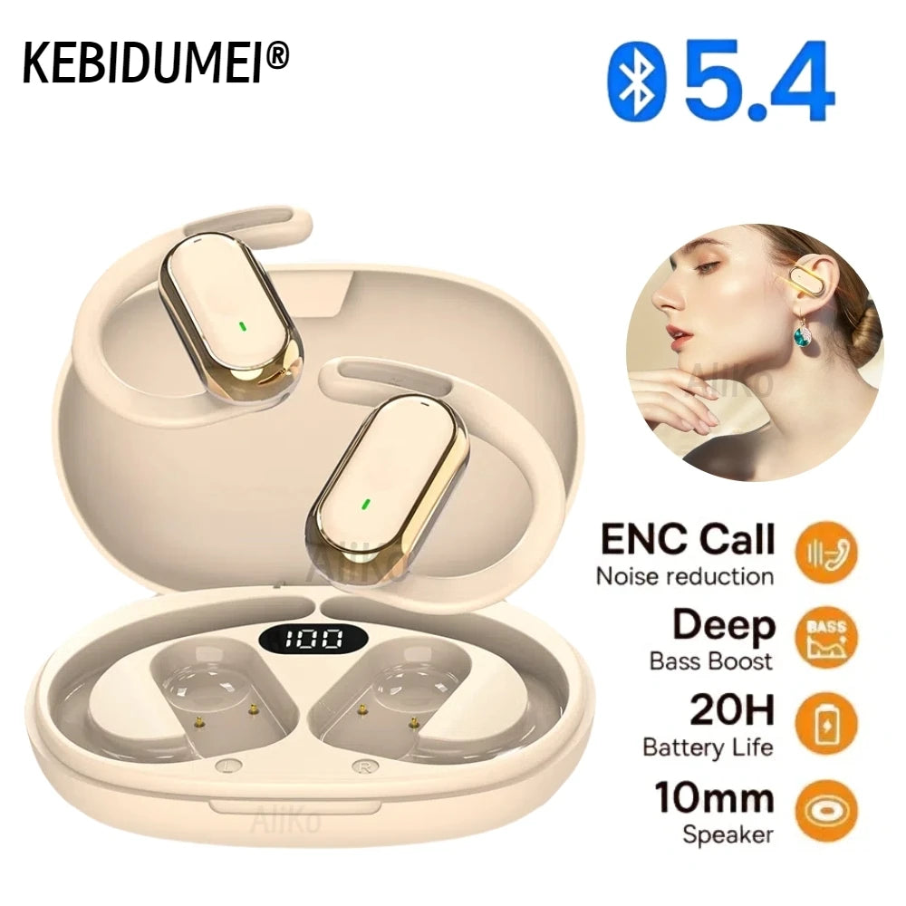 Headset Bluetooth Sem Fio Touch Esportivo à Prova D’água para Smartphones