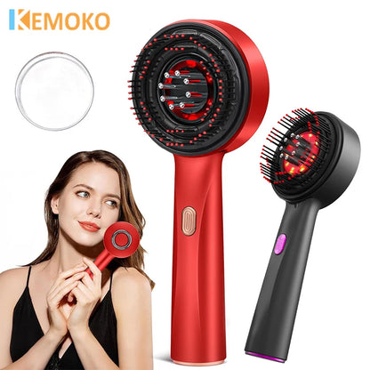 Pente Massageador de Couro Cabeludo com Luz Vermelha XMSJ