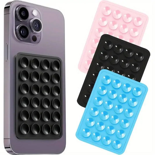 Suporte de Silicone com Ventosas para Celular – Antiderrapante e Fixação em Parede
