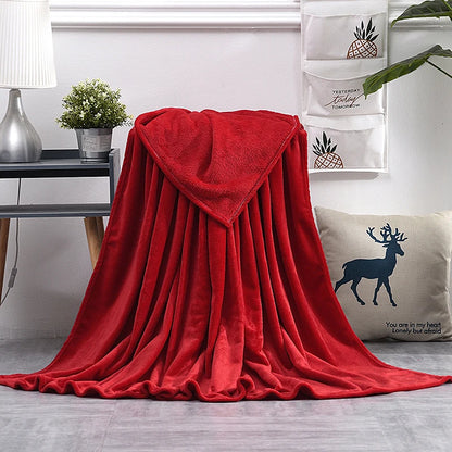 Cobertor Macio e Quente de Veludo Coral para Cama e Sofá – Manta de Inverno Decorativa