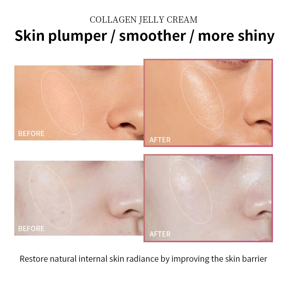 Creme Facial de Colágeno 100ml com Niacinamida Hidratante e Firmador