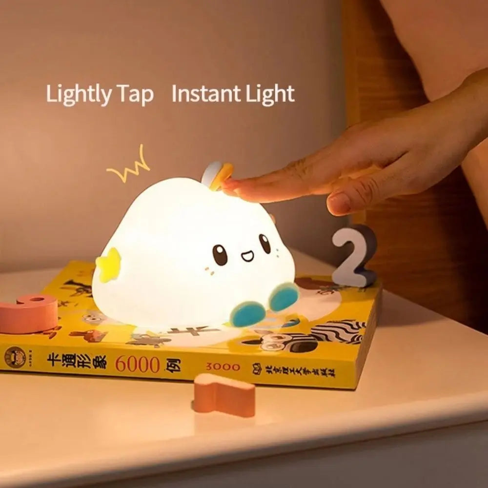 Cute Cloud Night Light Home Decoration Cartoon Creative Table Lamp Portable Mini Bedside Lamp Children Baby