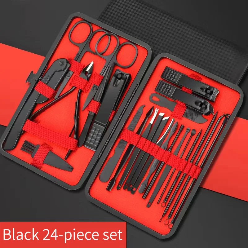 Kit de Cortadores de Unhas e Ferramentas de Manicure