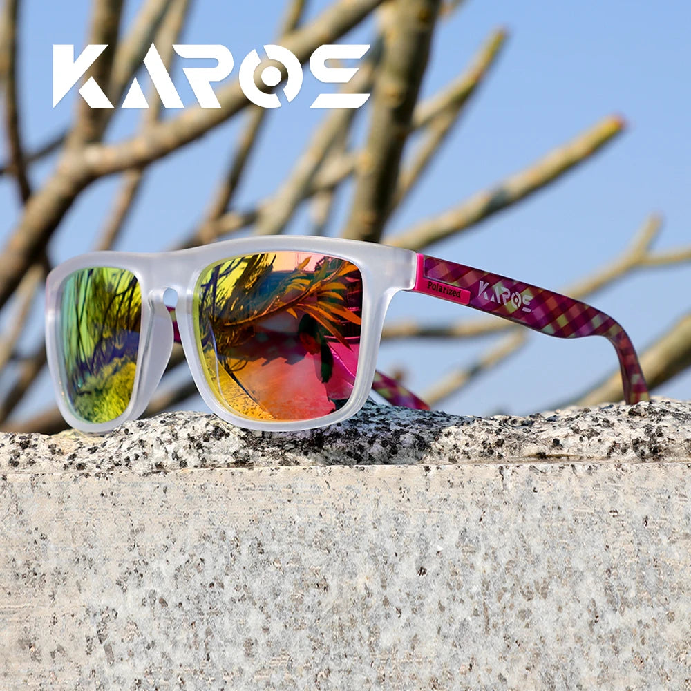 Óculos de Sol Polarizados KAROS Unissex – Antirreflexo para Direção, Esportes ao Ar Livre, Pesca, Ciclismo e Praia com Proteção UV400