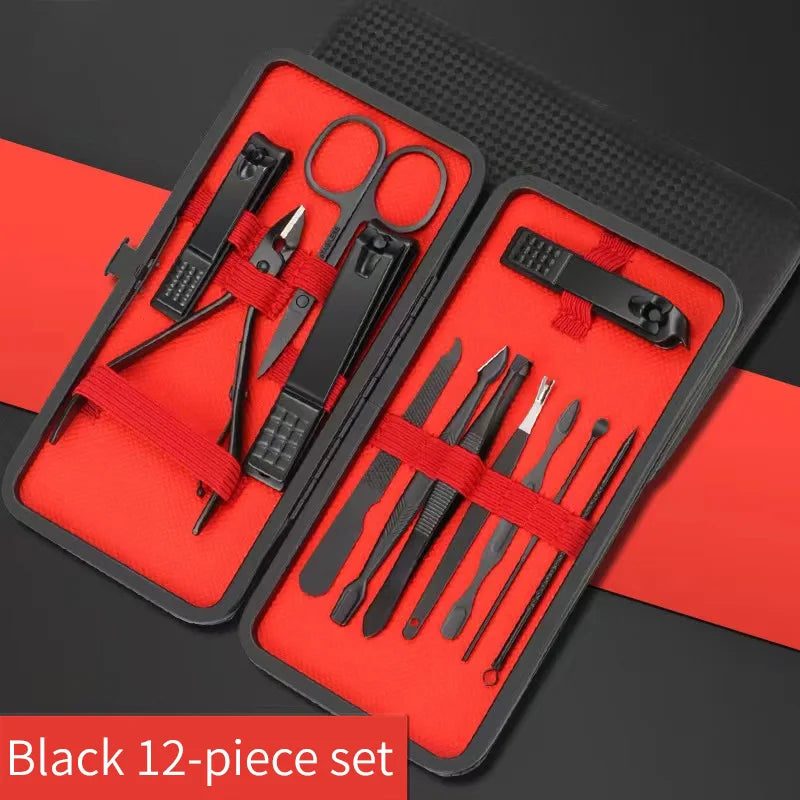 Kit de Cortadores de Unhas e Ferramentas de Manicure