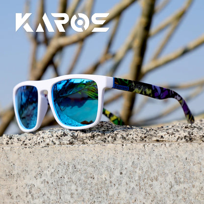 Óculos de Sol Polarizados KAROS Unissex – Antirreflexo para Direção, Esportes ao Ar Livre, Pesca, Ciclismo e Praia com Proteção UV400