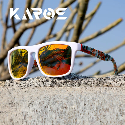 Óculos de Sol Polarizados KAROS Unissex – Antirreflexo para Direção, Esportes ao Ar Livre, Pesca, Ciclismo e Praia com Proteção UV400