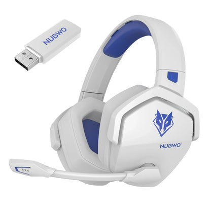 Headset Gamer NUBWO G06 Sem Fio com Base de Carregamento