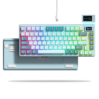 Teclado Mecânico Gamer com Tela OLED e RGB