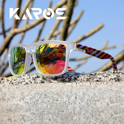 Óculos de Sol Polarizados KAROS Unissex – Antirreflexo para Direção, Esportes ao Ar Livre, Pesca, Ciclismo e Praia com Proteção UV400