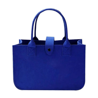 Bolsa Maternidade Feminina Grande Capacidade – Bolsa de Ombro em Feltro com Design Casual e Alça Transversal