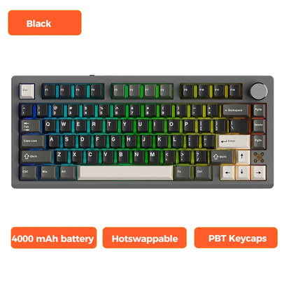 Teclado Mecânico Gamer DAREU RGB 75% com Knob