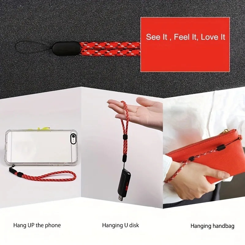 Alça Antiperda para Celular USB Key com Cordão Ajustável para iPhone