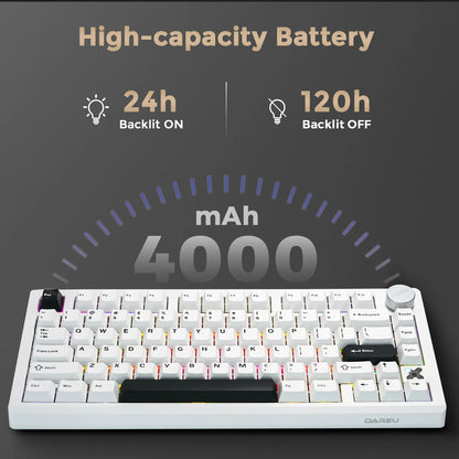 Teclado Mecânico Gamer DAREU RGB 75% com Knob