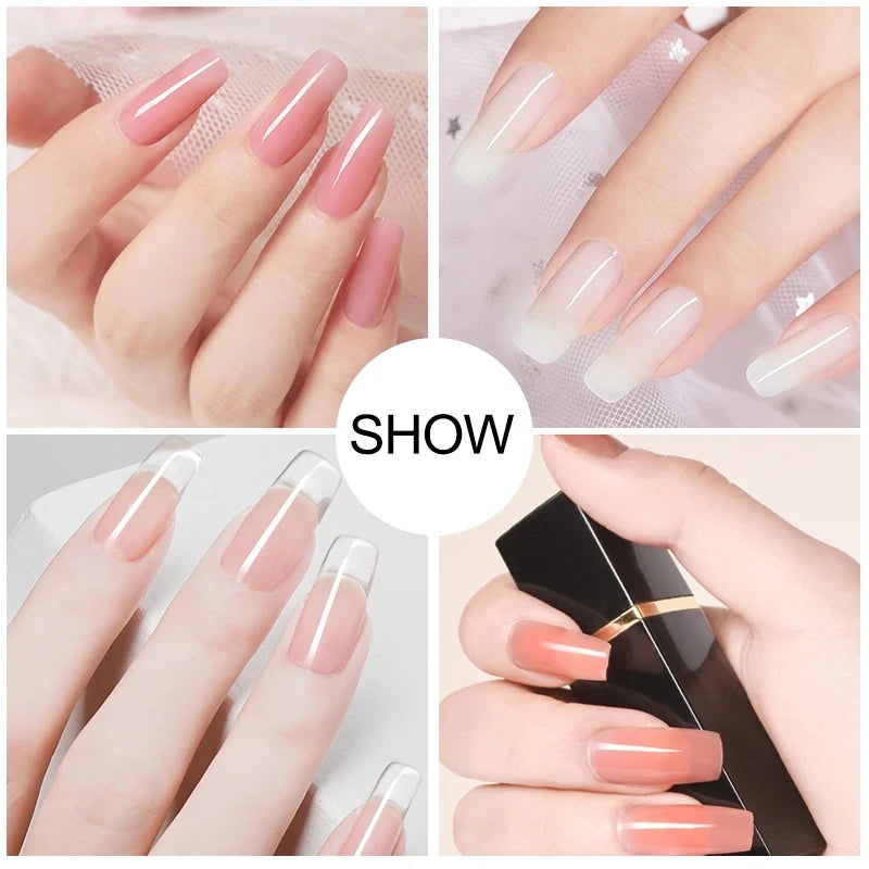 Kit Completo de Extensão de Unhas em Gel UV Nail Art