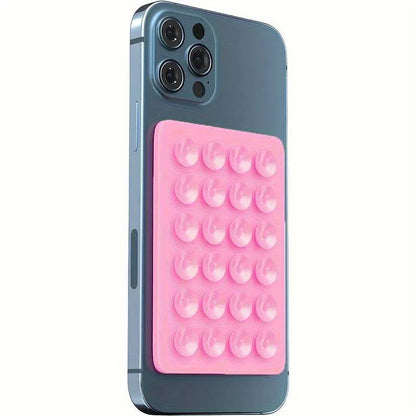 Suporte de Silicone com Ventosas para Celular – Antiderrapante e Fixação em Parede