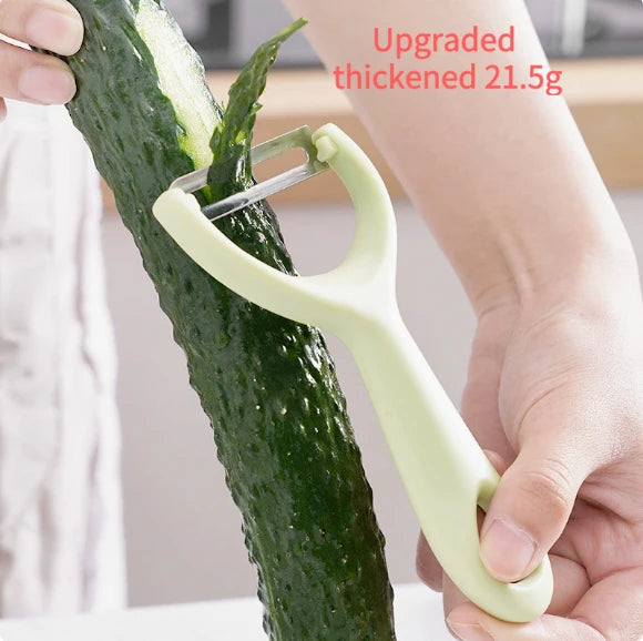 Descascador de Aço Inoxidável com Cabo de PP – Descascador de Batatas, Frutas e Legumes para Utensílio de Cozinha
