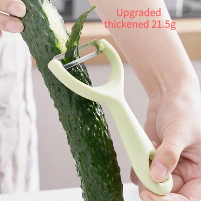 Descascador de Aço Inoxidável com Cabo de PP – Descascador de Batatas, Frutas e Legumes para Utensílio de Cozinha