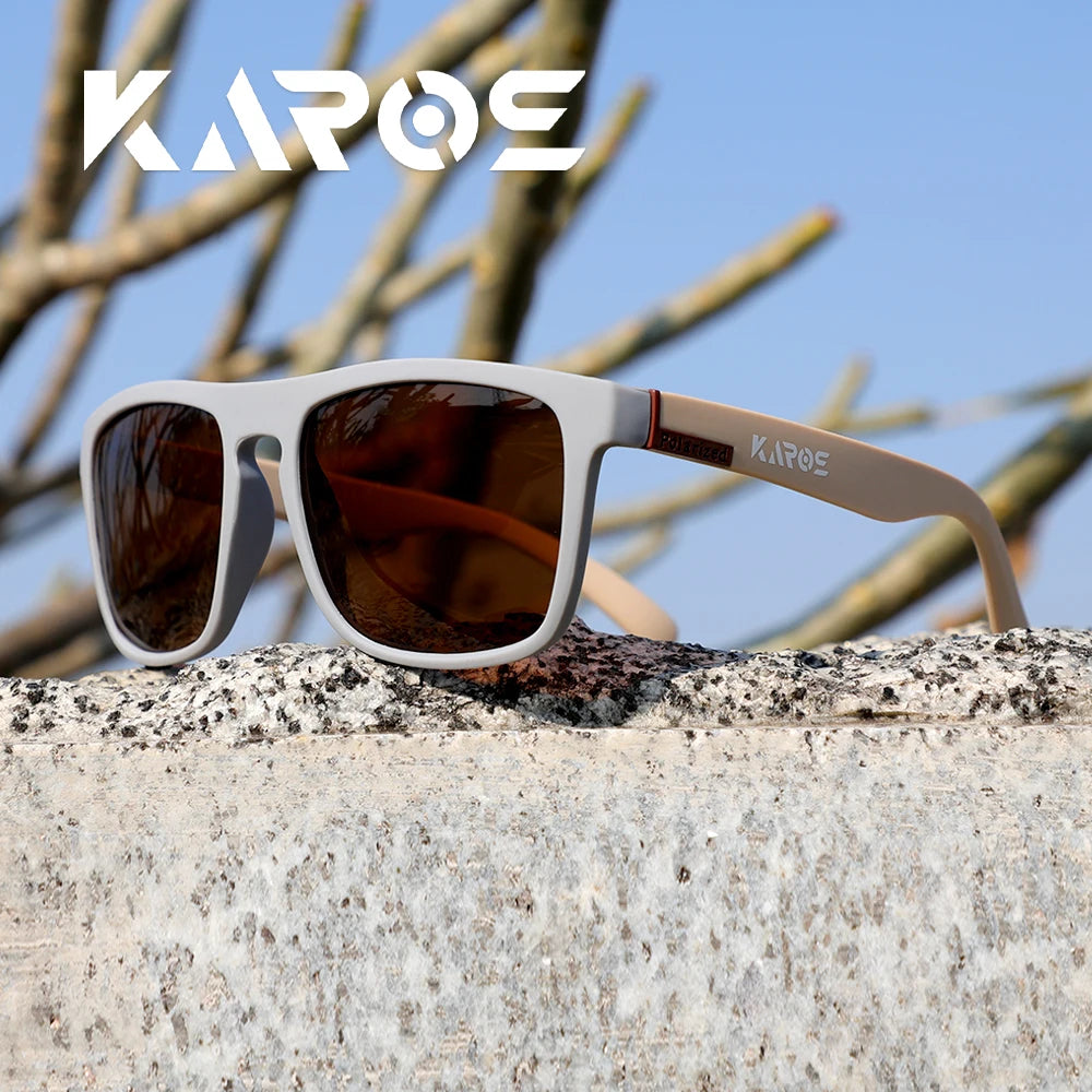 Óculos de Sol Polarizados KAROS Unissex – Antirreflexo para Direção, Esportes ao Ar Livre, Pesca, Ciclismo e Praia com Proteção UV400
