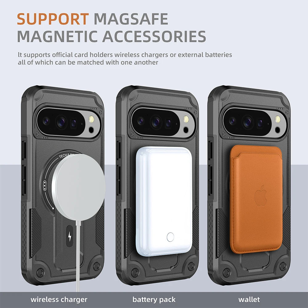 Capa Anti Queda para Google Pixel 9/10/11 Pro XL com Proteção Completa