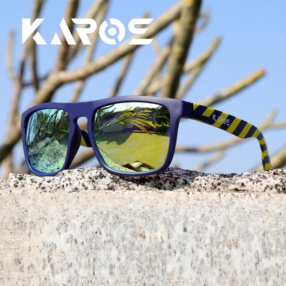 Óculos de Sol Polarizados KAROS Unissex – Antirreflexo para Direção, Esportes ao Ar Livre, Pesca, Ciclismo e Praia com Proteção UV400